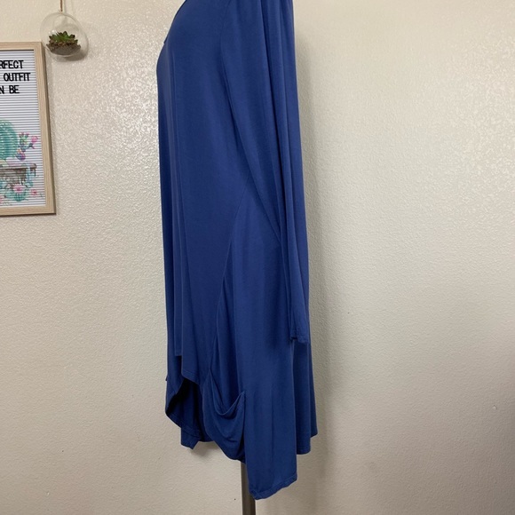 LOGO by Lori Goldstein Hi Low Hem Knit Tunic Sz 1X - Picture 5 of 9